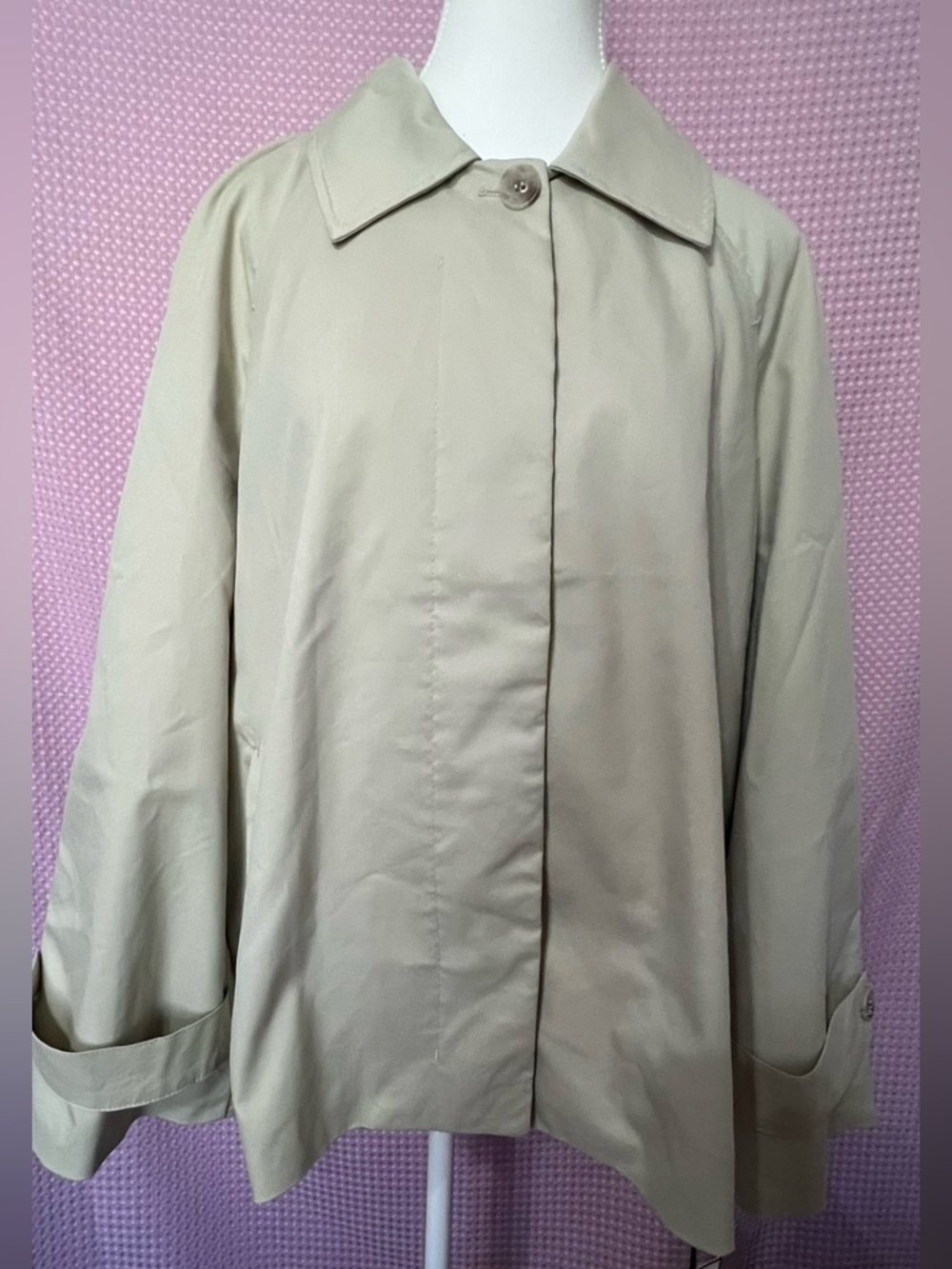 bagatelle Light Beige Half Body Trench Coat